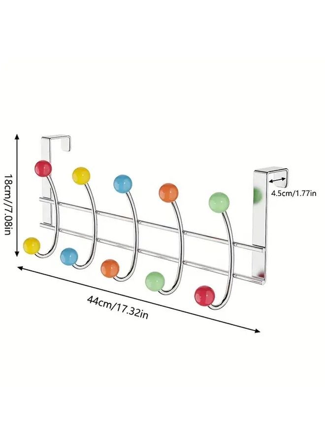 10 Pack No Drill Door Hanging Hooks Ceramic Knob for Bathroom Bedroom Laundry Room - Image 4